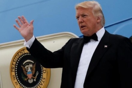 U.S. President Donald Trump arrived in Saudi Arabia on Saturday, the first stop on his maiden international trip since taking office in January. (Reuters) U.S. President Donald Trump arrived in Saudi Arabia on Saturday, the first stop on his maiden international trip since taking office in January. (Reuters)
