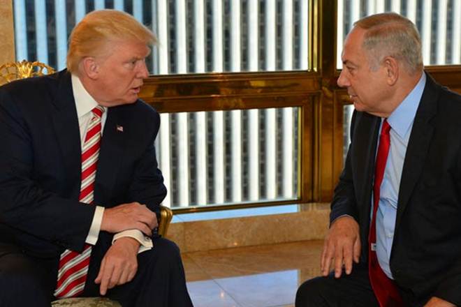 Over two days, Trump is to meet separately with both Israeli Prime Minister Benjamin Netanyahu and Palestinian President Mahmoud Abbas and visit holy sites. (Reuters) Over two days, Trump is to meet separately with both Israeli Prime Minister Benjamin Netanyahu and Palestinian President Mahmoud Abbas and visit holy sites. (Reuters)