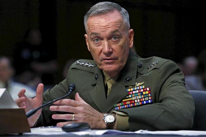 Dunford, a former Afghanistan battlefield commander, was nominated to the Joint Staff by former President Barack Obama and served as chairman since September 2015, reports The Hill magazine. (Reuters) Dunford, a former Afghanistan battlefield commander, was nominated to the Joint Staff by former President Barack Obama and served as chairman since September 2015, reports The Hill magazine. (Reuters)