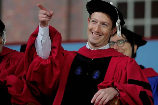 Facebook CEO Mark Zuckerberg returned to Harvard with a message on fighting inequality and taking risks in the name of innovation. (Reuters)