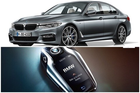 Mobile-like touchscreen key that allows you to park your BMW 5 Series automatically now a reality!