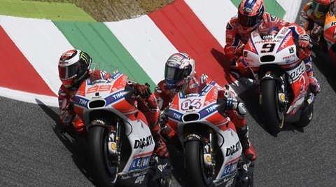 Andrea Dovizioso and Ducati make history at Mugello, with an all Italian MotoGp win