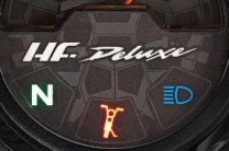 Side stand indicator.
