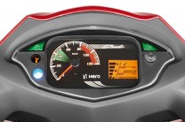 Digital plus analogue speedo metre.