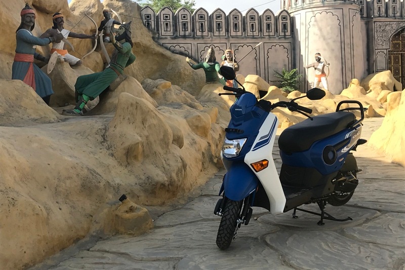 The Cliq is equipped with convenience features such as a mobile charging socket to keep devices charged on the go. The low seat height is longer and wider, making it accessible for people of short height and comfortable for long rides. With a light weight, the scooter is claimed to be easy to manoeuvre as well. The maintenance free battery and viscous air filter add to the ownership and maintenance aspect.