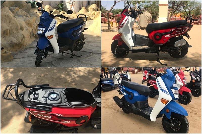 Honda Motorcycle & Scooter India Pvt. Ltd. (HMSI) has launched its first scooter aimed at the utilatarian and rural customers in the form of the all-new 110 cc Cliq. The company has launched the scooter in Standard & Graphic variants and is priced at Rs 42,499, ex-showroom, Delhi. The new Honda Cliq is a unisex scooter and will first be available in Rajasthan, and later on across the country in a phased manner. The new Cliq is manufactured at the company's facility in Tapukara, Alwar District of Rajasthan, and is available in a choice of four colours along with a wide range of optional accessories such as Front Screen, Floor Cover, Box Center, Cap Cover and Rear Grip.