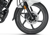 Optional front disc brake for better braking performance.