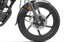 Optional front disc brake