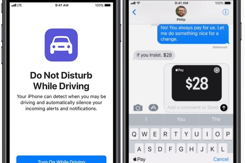 WWDC 2017: Additional features include the ability to pay friends using Apple Pay, Do Not Disturb while driving to help users stay more focused on the road, even more intelligence and a new voice for Siri and new professional capabilities to Photos and Camera. (Website)