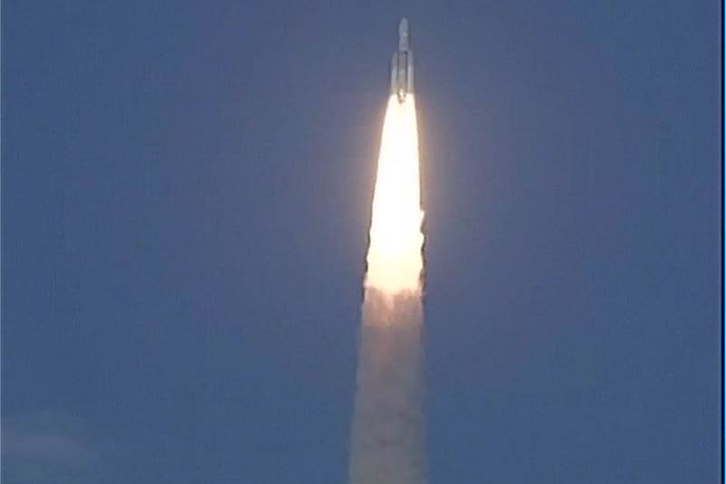 ISRO GSLV Mk 3 Rocket Launch: A jubilant Indian Space Research Organisation (ISRO) Chairman A S Kiran Kumar said it "is a historic day" and the the Geosynchronous Satellite Launch Vehicle Mark-III (MkIII D-1) has successfully demonstrated its capabilities with the injection of GSAT-19 into the desired orbit.(ANI)