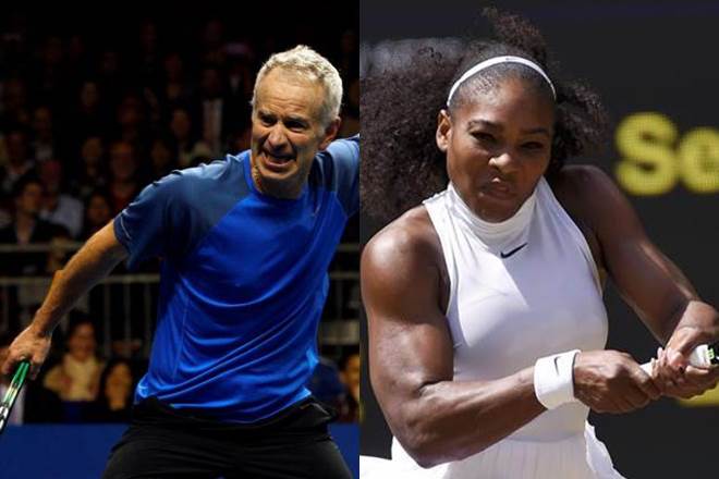john McEnroe, serena williams, tennis, 700th men's tour, men's tour, tennis legend john McEnroe