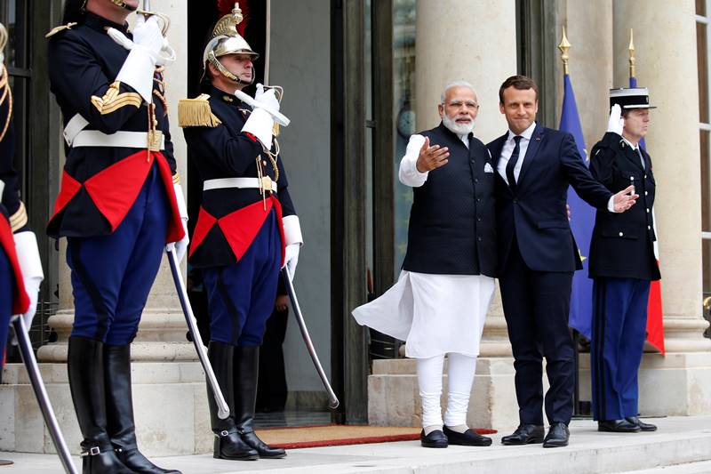 narendra modi, pm narendra modi france visit, france visit narendra modi, macron, Emmanuel Macron, Elysee Palace, French President Emmanuel Macron, Modi europe visit, pm narendra modi speech, climate change, terrorism india, narendra modi terrorism, india, france