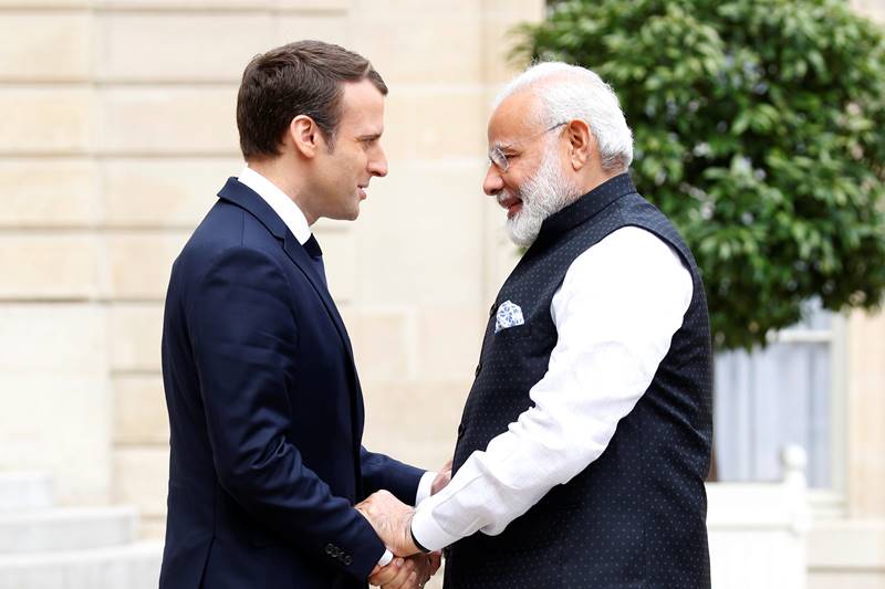 narendra modi, pm narendra modi france visit, france visit narendra modi, macron, Emmanuel Macron, Elysee Palace, French President Emmanuel Macron, Modi europe visit, pm narendra modi speech, climate change, terrorism india, narendra modi terrorism, india, france