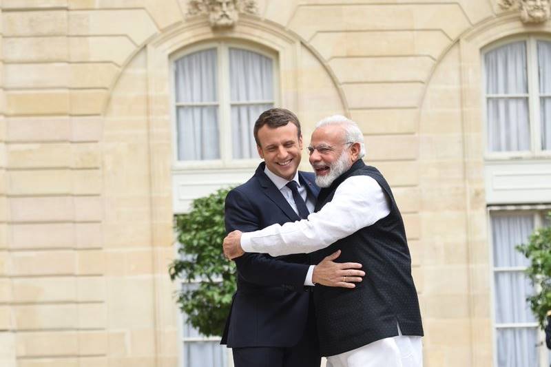 narendra modi, pm narendra modi france visit, france visit narendra modi, macron, Emmanuel Macron, Elysee Palace, French President Emmanuel Macron, Modi europe visit, pm narendra modi speech, climate change, terrorism india, narendra modi terrorism, india, france