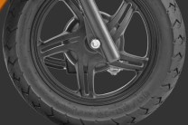 Optional alloy wheel.