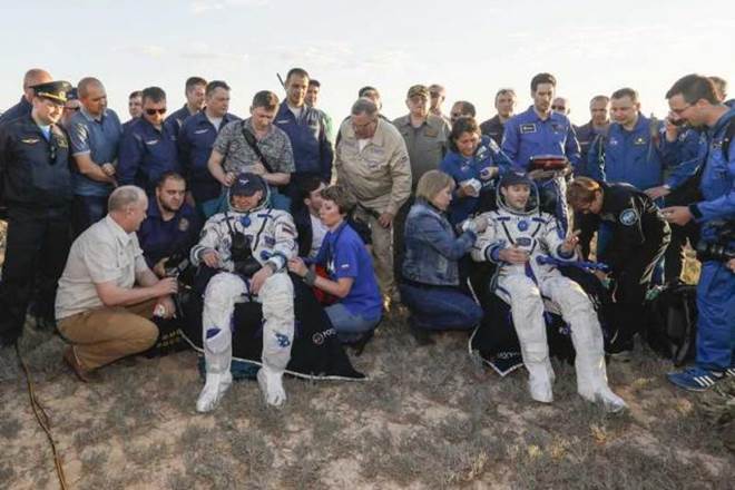 iss, Soyuz MS-03, International Space Station, scientists land on earth, Oleg Novitskiy