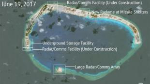 south china sea, china, Asia Maritime Transparency Initiative,  Donald Trump, North Korea, North Korea nuclear missile, Vietnam, china missile facility on south china sea