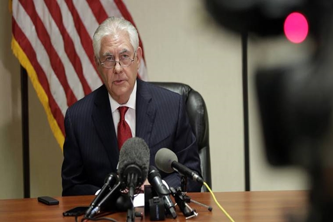 Rex Tillerson, Qatar, US Secretary, Gulf states, Riyadh, Saudi Press, GCC, Gulf Cooperation Council, Tillerson Rex Tillerson, Qatar, US Secretary, Gulf states, Riyadh, Saudi Press, GCC, Gulf Cooperation Council, Tillerson