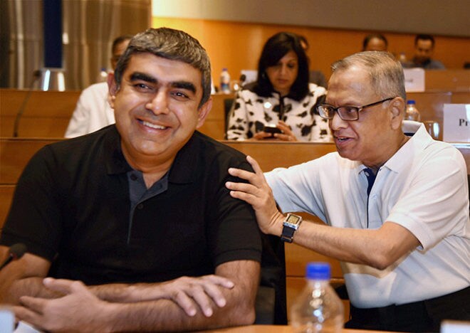 Infosys has denied the news report of the founders planning to sell their stake, and has said it has no further information in this regard. (Image: Reuters)