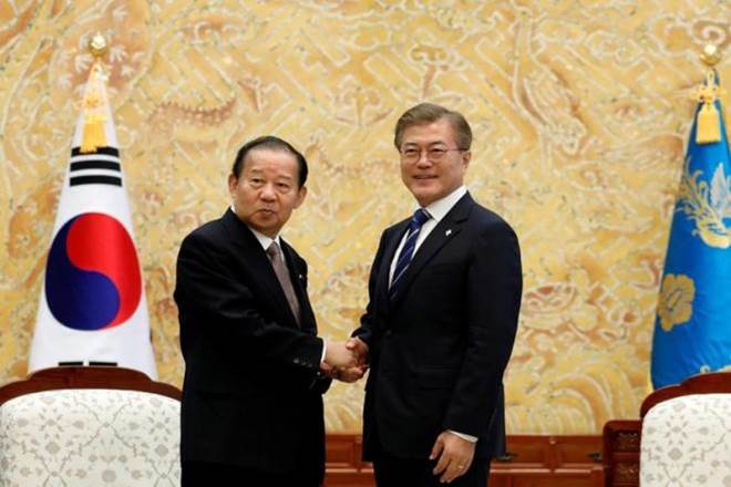 South Korea, Moon Jae-in, japan,  Liberal Democratic Party, North Korea, Washington, seoul, Shinzo Abe