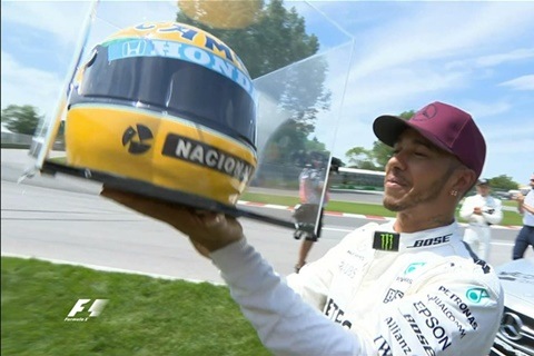 Lewis Hamilton matches Ayrton Senna’s pole positions, Senna family surprises him with a special gift