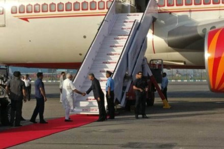 PM Narendra Modi emplaned for Portugal, after which he shall visit USA and Netherlands for important bilateral visits. PM Narendra Modi emplaned for Portugal, after which he shall visit USA and Netherlands for important bilateral visits.