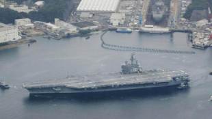 North Korea, US carriers, Sea of Japan, US official, Carl Vinson, Ronald Reagan,  San Diego,  North Korean firms, Russian companies