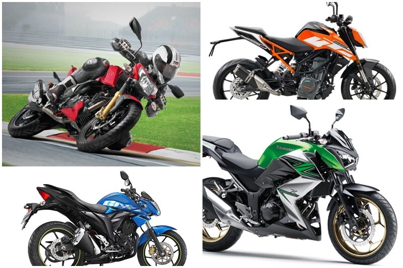 To begin with, a short clarification on what a streetfighter is. It is essentially a sport motorcycle stripped off its fairing, added with after market headlamp and dirt style handlebar, and a short loud exhaust. With new developments coming along in the motorcycle world, some of them difficult to put a label on, such as a streetfighter, sportbike, cruiser, tracker, cafe racer and the many other categories motorcycles are now classified into. The following are entry level street fighters available in India, however most of them were never converted from a sportbike and were developed from ground up as a streetfighter.