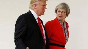 theresa may donald trump meeting