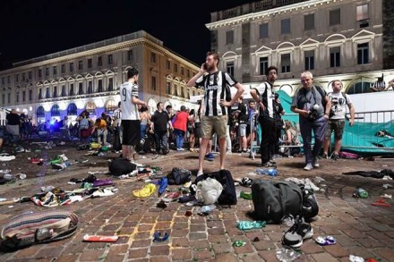 Turin, Juventus, Italy, Real Madrid, Champions League final, fans injured, bomb explosion, fire crackers