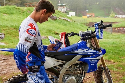 Yamaha’s new YZ450F can now be tuned through a smartphone and we’re not joking!