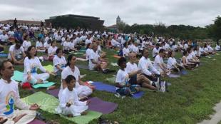As the third edition of the International Yoga Day is comes close, the preparations for it have started.