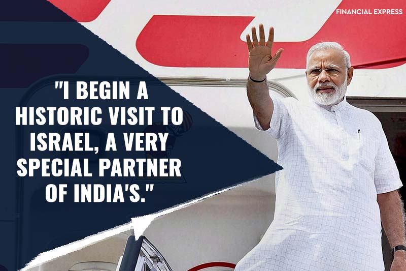 Narendra Modi Israel visit, Narendra Modi Israel visit pics, PM Modi Israel visit, Modi in Israel, Narendra Modi Israel visit news, Narendra Modi Israel visit latest images, Narendra Modi Israel visit pics, Pm Modi on three day visit to Israel, world news, india news, latest news, latest images, Modi pics, PM Modi pics