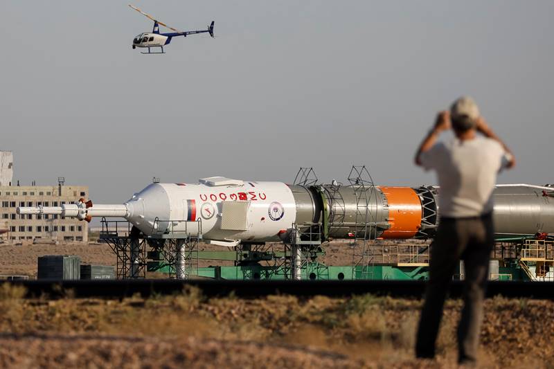 Soyuz MS-05, spacecraft, NASA, launch pad, International Space Station, American flight, satellite, rocket, satellite images, spacecraft pics, space images, latest photos, NASA images