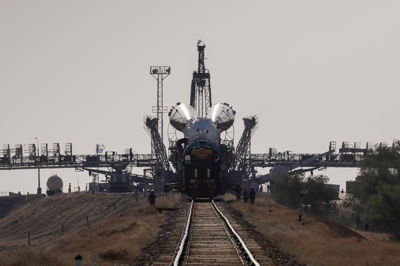 Soyuz MS-05, spacecraft, NASA, launch pad, International Space Station, American flight, satellite, rocket, satellite images, spacecraft pics, space images, latest photos, NASA images