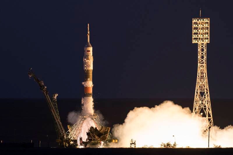 Soyuz space capsule, NASA, astronauts, International Space Station, aircraft, rocket, Peggy Whitson, Jack Fischer, Bresnik, Nespoli, SpaceX, NASA pics, NASA images, Russia, Italy, US, Kazakhstan, space pics