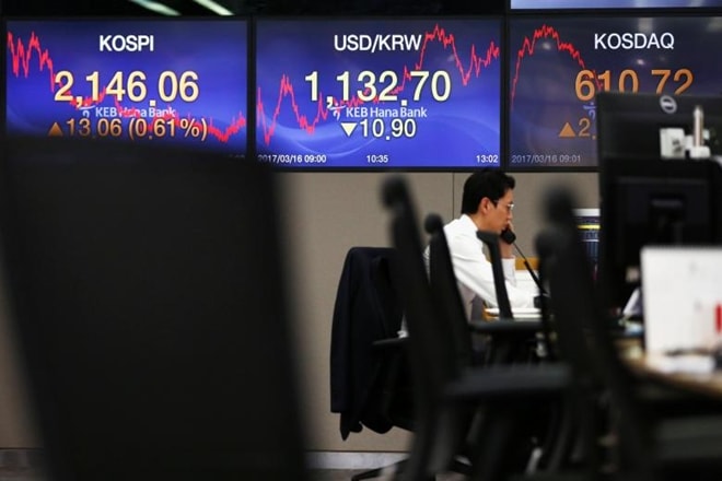 South Korean stocks flat as markets eye trade talks with US, earnings; won steady South Korean stocks flat as markets eye trade talks with US, earnings; won steady