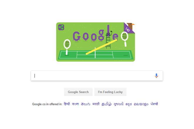 Google Doodle, Wimbledon Doodle, 140th Anniversary Of Wimbledon, Wimbledon tournament, Wimbledon 2017, Tennis, All England Club, Lawn Tennis Club, Roger Federer, Roger Federer at Wimbledon, Serena Williams, Maria Sharapova