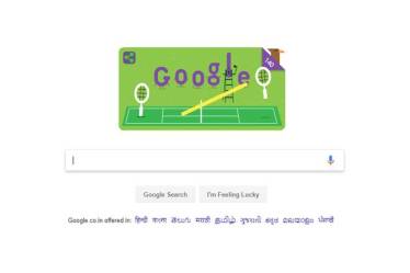 Google Doodle, Wimbledon Doodle, 140th Anniversary Of Wimbledon, Wimbledon tournament, Wimbledon 2017, Tennis, All England Club, Lawn Tennis Club, Roger Federer, Roger Federer at Wimbledon, Serena Williams, Maria Sharapova
