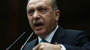 Recep Tayyip Erdogan, German foreign minister, Sigmar Gabriel, Angela Merkel, Turkish leader 