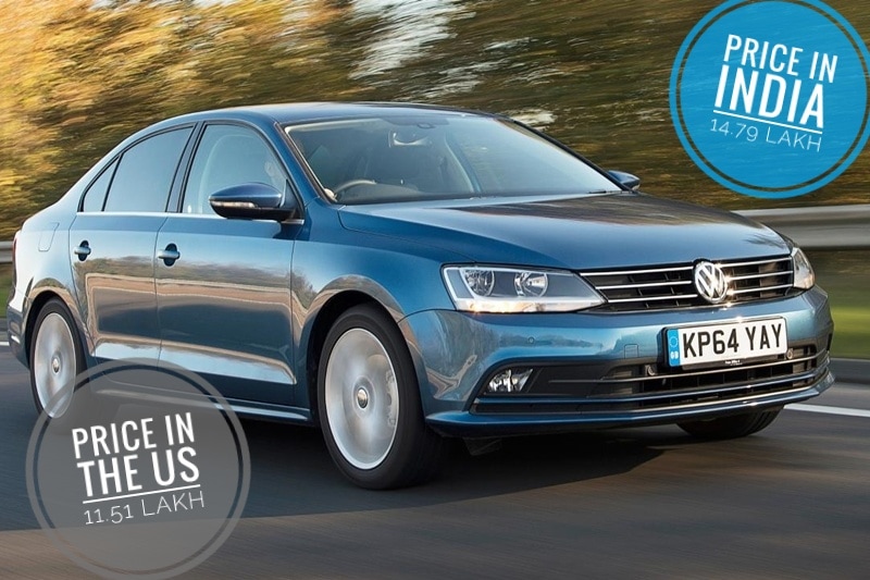 Now the Volkswagen Jetta is assembled in India which makes you wonder why, it's being sold in the US, with additional kit, at almost 3 lakhs cheaper than its Indian counterpart. A large percentage of that might be due to local manufacturers being unable to supply quality parts which means that VW will have to look else where.