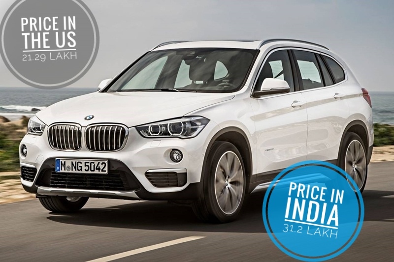 Now this one is really interesting considering the BMW X1 is in fact manufactured in India, with a significant percentage of localisation. This begs the question as to how one can conceivably justify a 10 lakh premium, over its North American Counterparts.