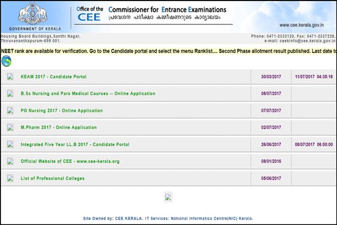keam, keam 2017, neet, neet 2017, neet 2017 merit list, neet 2017 rank list, cee-kerala.org, cee.kerala.gov.in, Commissioner of Entrance Examinations, cee, National Eligibility cum Entrance Test, neet result, mbbs, bds, mbbs admissions, bds admission, education news
