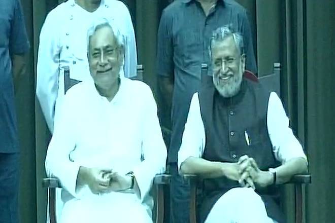 Nitish Kumar, Nitish Kumar Chief minister, Nitish Kumar takes oath, Nitish Kumar bihar, Nitish Kumar sworn in, Nitish Kumar JDU, Sushil Modi, Sushil MOdi deputy CM, Sushil Modi bjp, bharatiya janata party, Janata Dal United, bihar news Nitish Kumar, Nitish Kumar Chief minister, Nitish Kumar takes oath, Nitish Kumar bihar, Nitish Kumar sworn in, Nitish Kumar JDU, Sushil Modi, Sushil MOdi deputy CM, Sushil Modi bjp, bharatiya janata party, Janata Dal United, bihar news