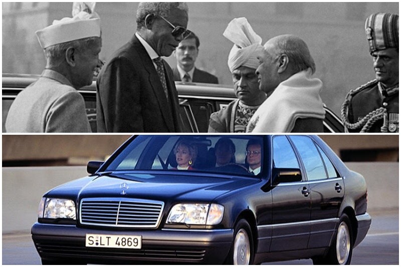 Over the past couple of decades, Mercedes Benz limousines have been the name to go to for moving persons of heavy importance in India. Shankar Dayal Sharma was the first Indian president to use the Mercedes Benz S-Class limousine, which was bullet and grenade proofed. The W140 limousine that was used by Shankar Dayal Sharma was later passed on to his successor, KR Narayanan. (Above image: Cartoq)