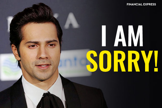 Varun Dhawan, varun dhawan kangana ranaut, varun dhawan apology, varun dhawan apologises to kangana ranaut, dhawan kangana, varun dhawan karan johar saif ali khan, karan johar, saif ali khan, nepotism rocks shout, nepotism chant Varun Dhawan, varun dhawan kangana ranaut, varun dhawan apology, varun dhawan apologises to kangana ranaut, dhawan kangana, varun dhawan karan johar saif ali khan, karan johar, saif ali khan, nepotism rocks shout, nepotism chant