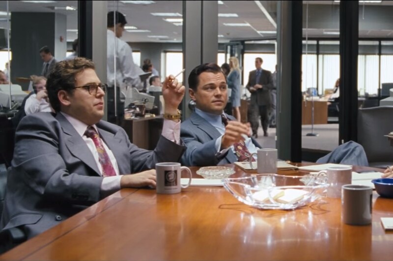As their status grows, so do the amount of substances they abuse, and so do their lies. They draw attention like no other, throwing lavish parties for their staff when they hit the jackpot on high trades. That ultimately leads to Belfort featured on the cover of Forbes Magazine, being called ‘The Wolf Of Wall Street’.