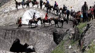 Amarnath Yatra, amarnath yatra pilgrims, Amarnath yatri,  Pahalgam base camp, Baltal base camp,Cave Shrine