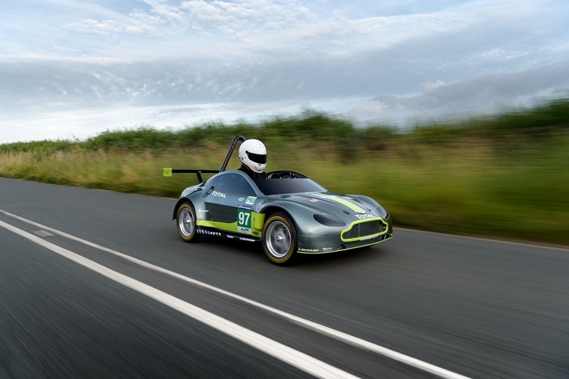 Having the heritage of hill climb racing, the folks at Aston Martin just flipped the concept around for the Soapbox Race. The prime mover for the car would be, well, gravity and the throaty sound of a V8 or a V12 engine. Since the Le Mans winners have an upcoming event, the World Endurance Championship in the following week, David King, President of Aston Martin Racing was a little concerned for their, well-being. “ I don’t think we’ll be putting our race drivers in it though as we need them to be in one piece for their next World Endurance Championship race the following week!,” he stated.