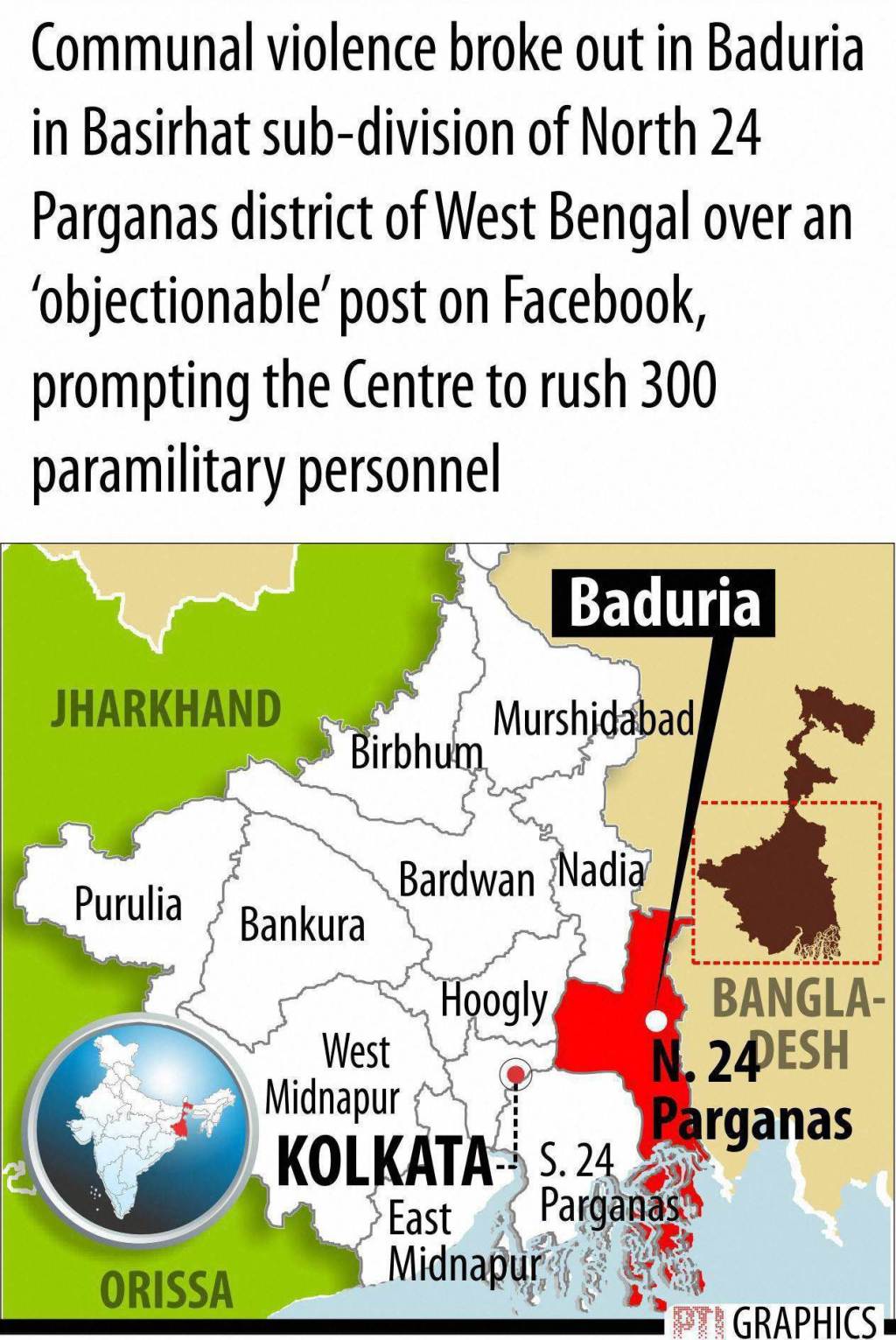 west bengal riots, baduria, north 24 parganas, riots, communal clashes, bjp, tmc, trinamool congress, mamata banerjee, hindus, muslims, Keshari Nath Tripathi